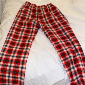 Fun, plaid, Christmas pajamas
